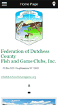 Mobile Screenshot of dutchessfishandgame.org
